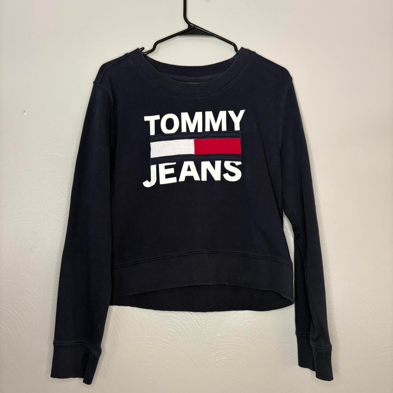 Y2k |Vintage Tommy Jeans Henley Crewneck | Sweater Womens